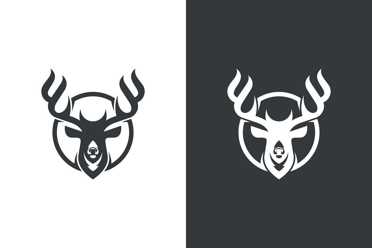 Minimalist Deer Stag Logo Design, a Branding & Logo Template by Artnivora.Std (Photo 2 of 3)