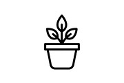 Flower Pot Silhouette Vector Bundle, an Illustration by jahid234 (Thumbnail 45 of 49)