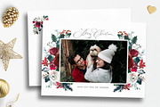 Christmas Photo Card Template PSD, a Card Template by Nifty Template Studio (Thumbnail 1 of 4)