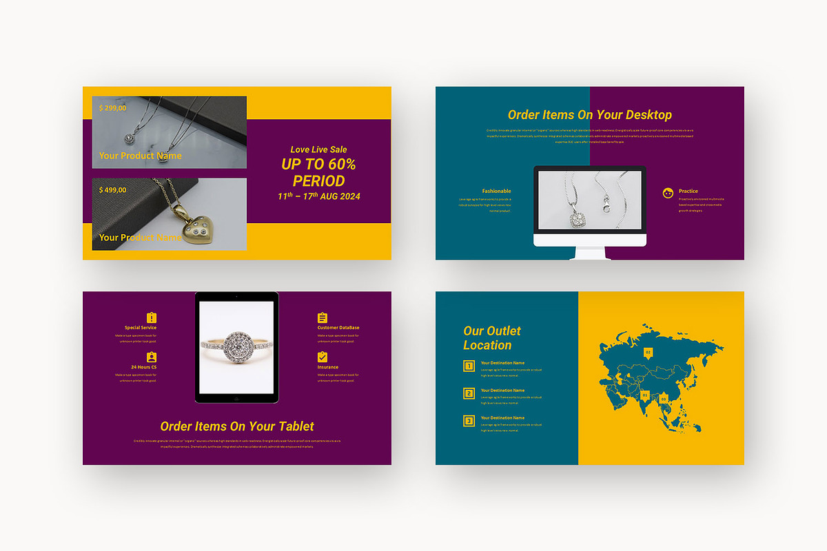 Memu : Jewelry Catalog Google Slides, a Presentation Template by Punkl Camp (Photo 12 of 17)