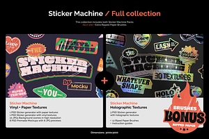 Sticker Machine Full Collection