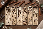 Winter Animals Bookmarks SVG Bundle, a Decorative Illustration by svgocean (Thumbnail 1 of 13)
