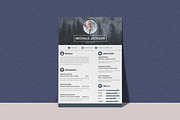 Modern Resume Design Template, a Resume Template by BrandlyTemplate (Thumbnail 1 of 3)
