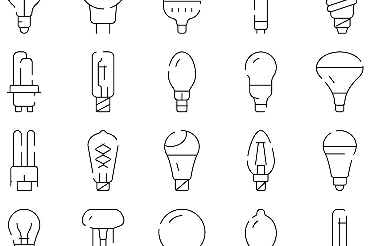 Light bulb collection of various, an Object Graphic by pikepicture (Photo 3 of 3)
