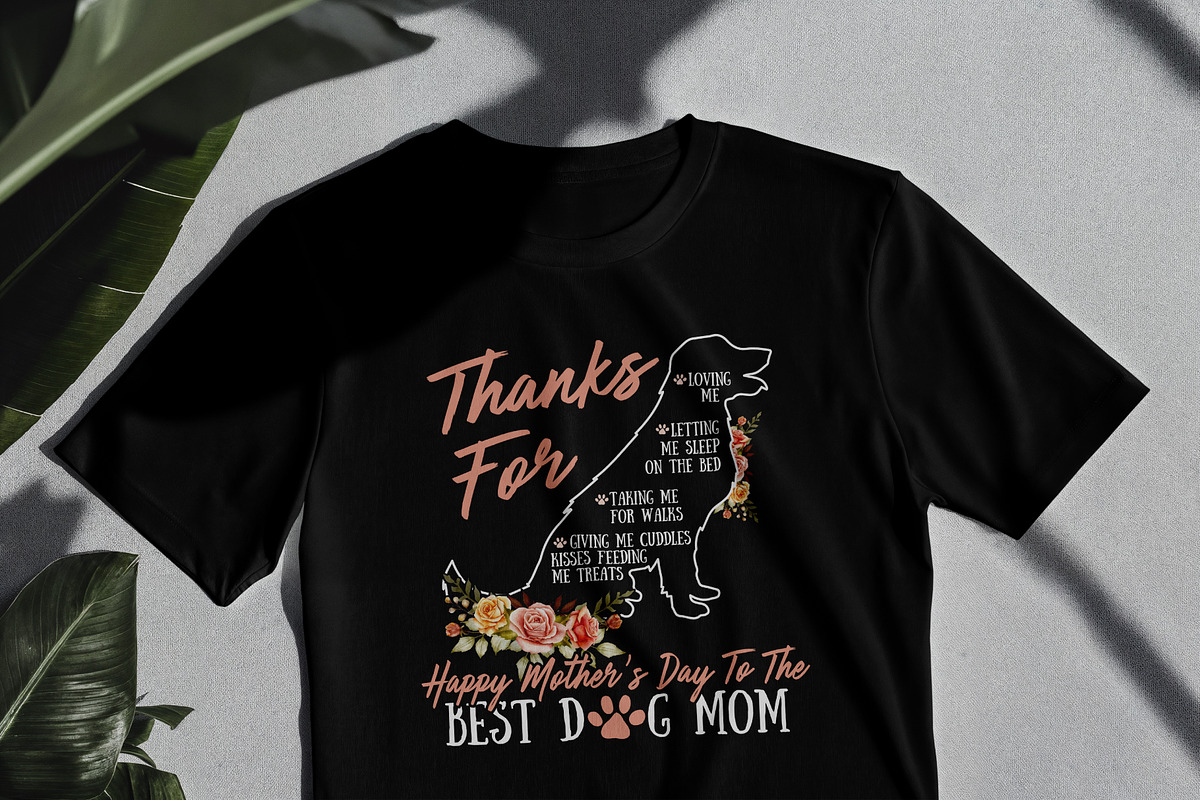 Mother’s Day Dog Mom T-Shirt Design, a Graphic by Vector Portal (Photo 5 of 5)