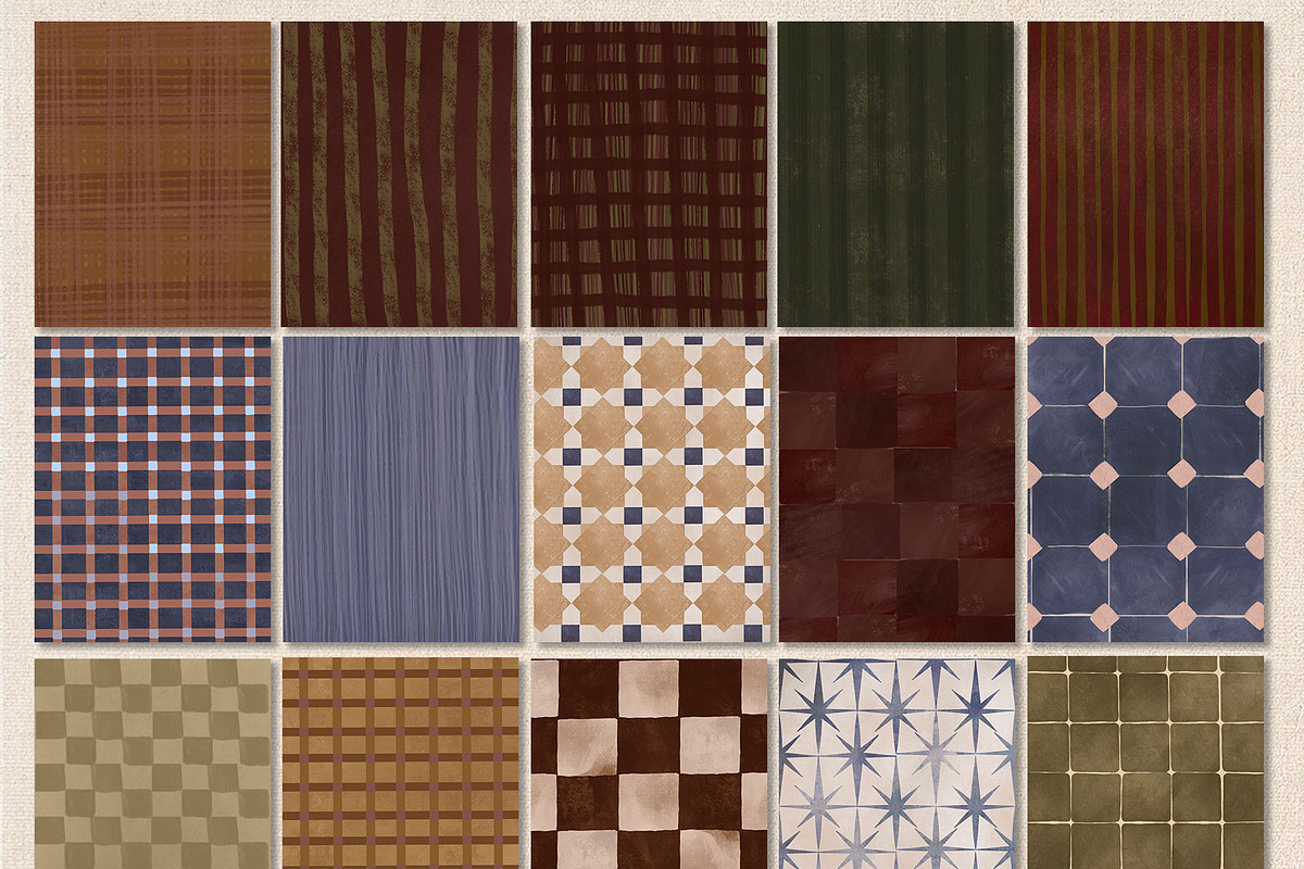80 Hand-Painted Vintage Backgrounds, a Background Graphic by Mio Buono (Photo 9 of 15)