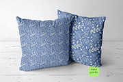 Blue and White Patterns Bundle, a Pattern Graphic by irenepachadesign (Thumbnail 4 of 6)