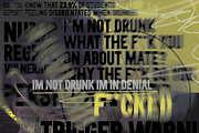 DISTORTED PERSPECTIVE, a Sans Serif Font by stobart.designs (Thumbnail 7 of 7)
