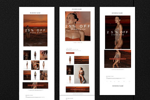 Minimalist E-commerce Email Template, a Templates & Theme by KOLLABO Creatives
