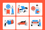Car Illustration Art Set, an Object Illustration by Vectors Market (Thumbnail 7 of 9)