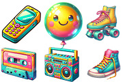 Nostalgic 90s Retro Sublimation, an Illustration by Designworld (Thumbnail 2 of 7)