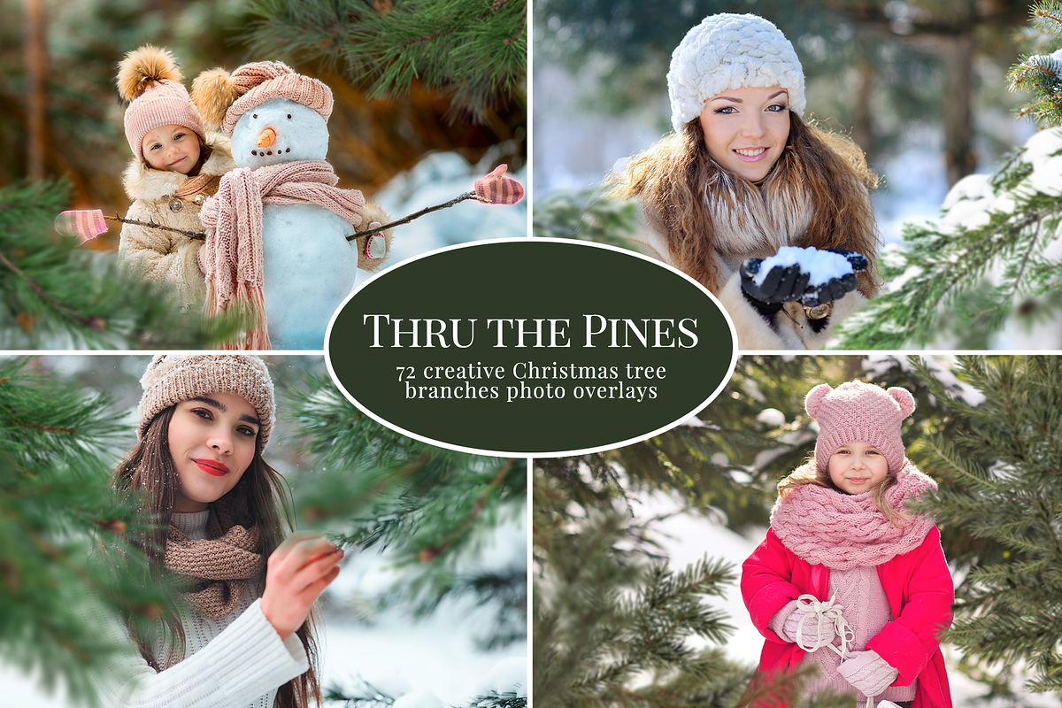 Thru the Pines photo overlays, a Layer Style Add-On by BrownLeopard (Photo 1 of 6)