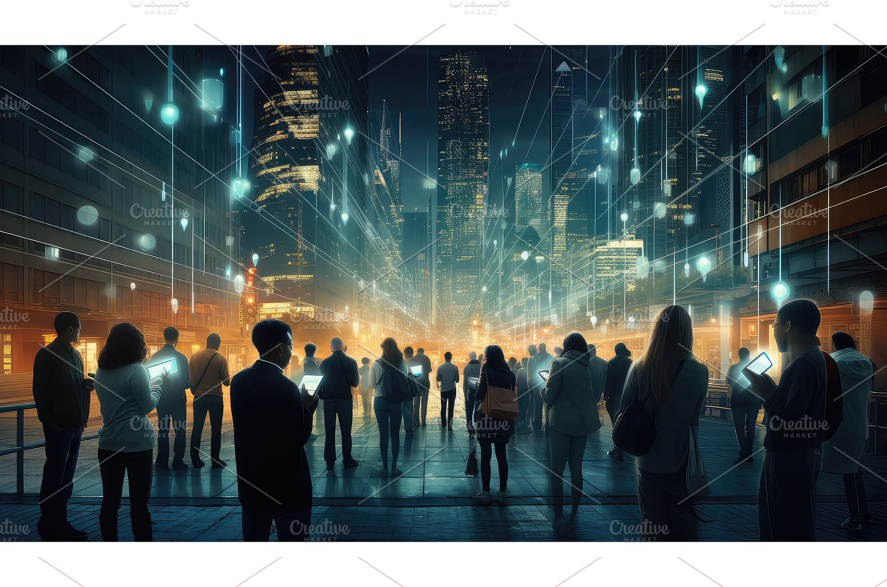 smcity technology urban background, a Technology Photo by pikepicture