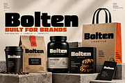 Bolten – Bold Chunky Display Font, a Script Font by Wow Magic (Thumbnail 5 of 5)