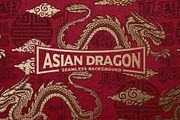 Asian Dragon Seamless Background, a Pattern Graphic by Harry Kasyanov (Thumbnail 1 of 3)
