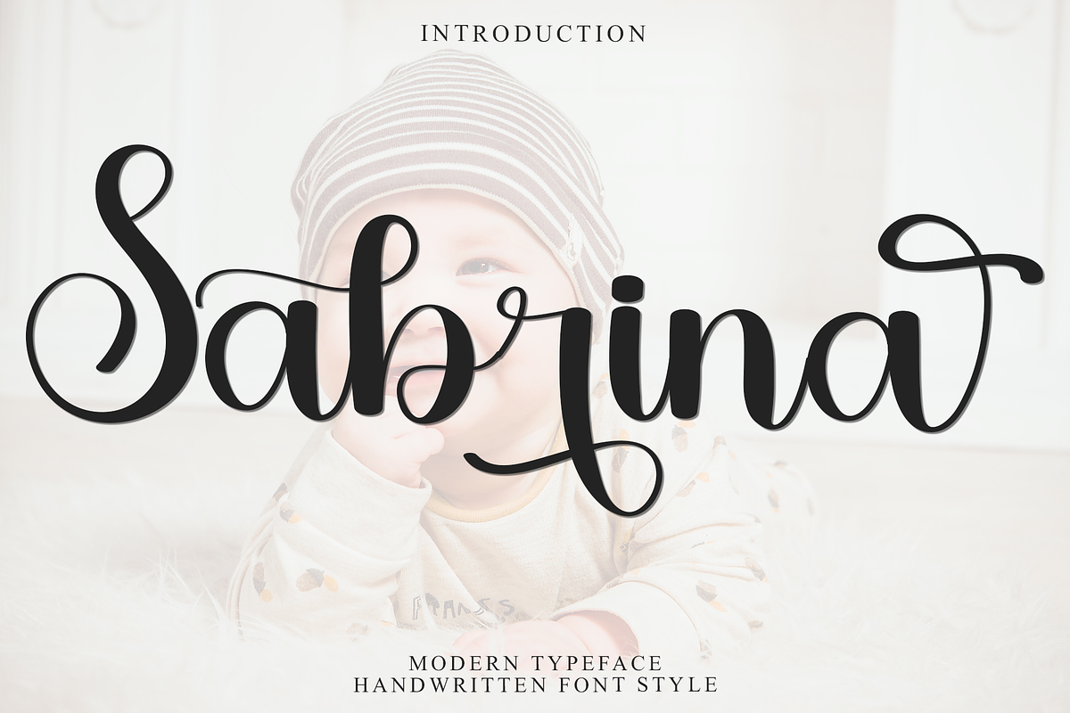Sabrina, a Handwritten Font by FreshTypeINK (Photo 1 of 8)