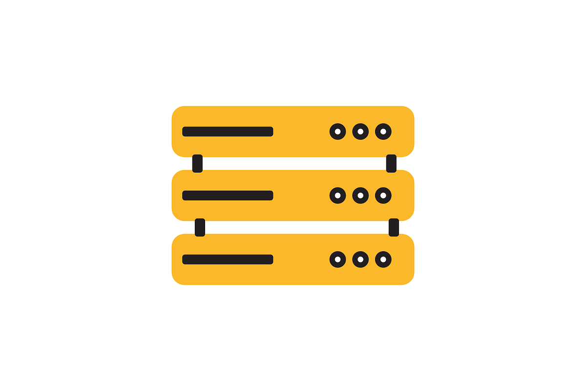 Server Icon, an Outline Icon by design by makra