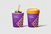 Ice Cream Tub Mockup, a Product Mockup by zpackcreative (Thumbnail 4 of 4)