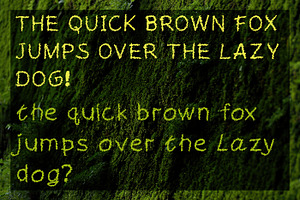 REFY - Moss Fuzzy Font