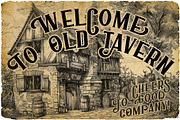 Old Tavern Vintage Label Font, a Serif Font by JumboDesign (Thumbnail 5 of 6)