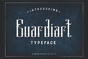 Guardiart, a Blackletter Font by Qiwbrother Studio (Thumbnail 1 of 7)