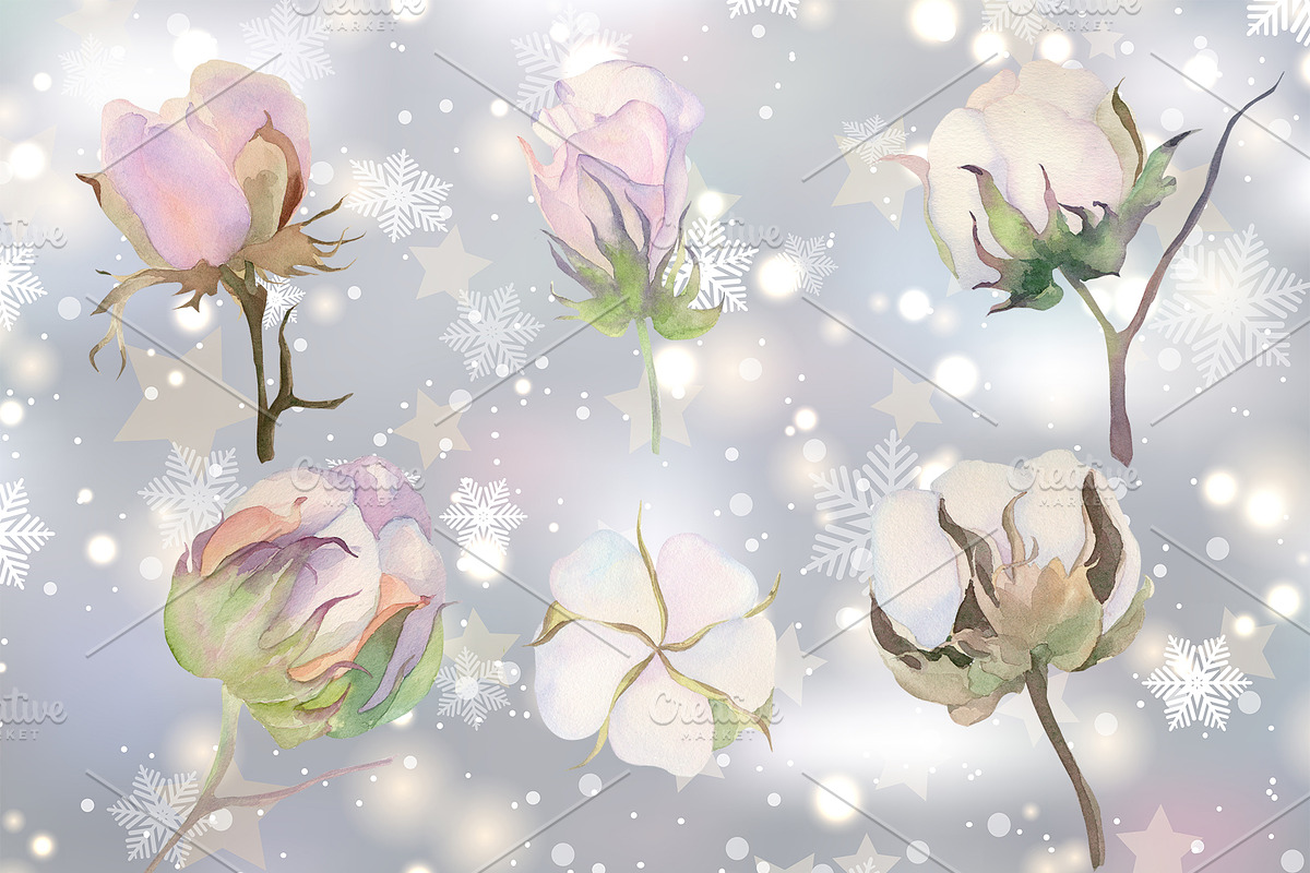 Winter floral compositions and decor, a Decorative Illustration by Watercolor arts (Photo 8 of 11)