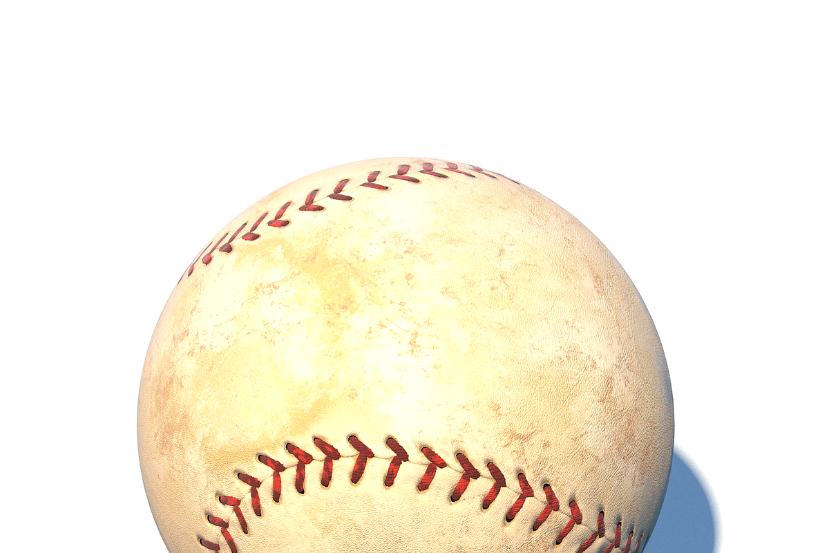 Old Baseball PBR, an Object 3D Model by Daniel Mikulik (Photo 8 of 11)