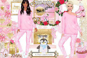 Christmas holidays illustrations