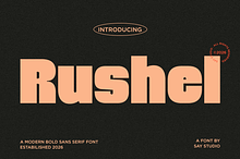Modern Bold Sans - Rushel