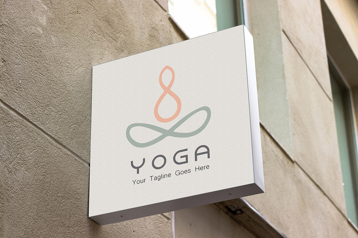 Modern Yoga Logo Design, a Branding & Logo Template by YUDesignStore (Photo 3 of 9)