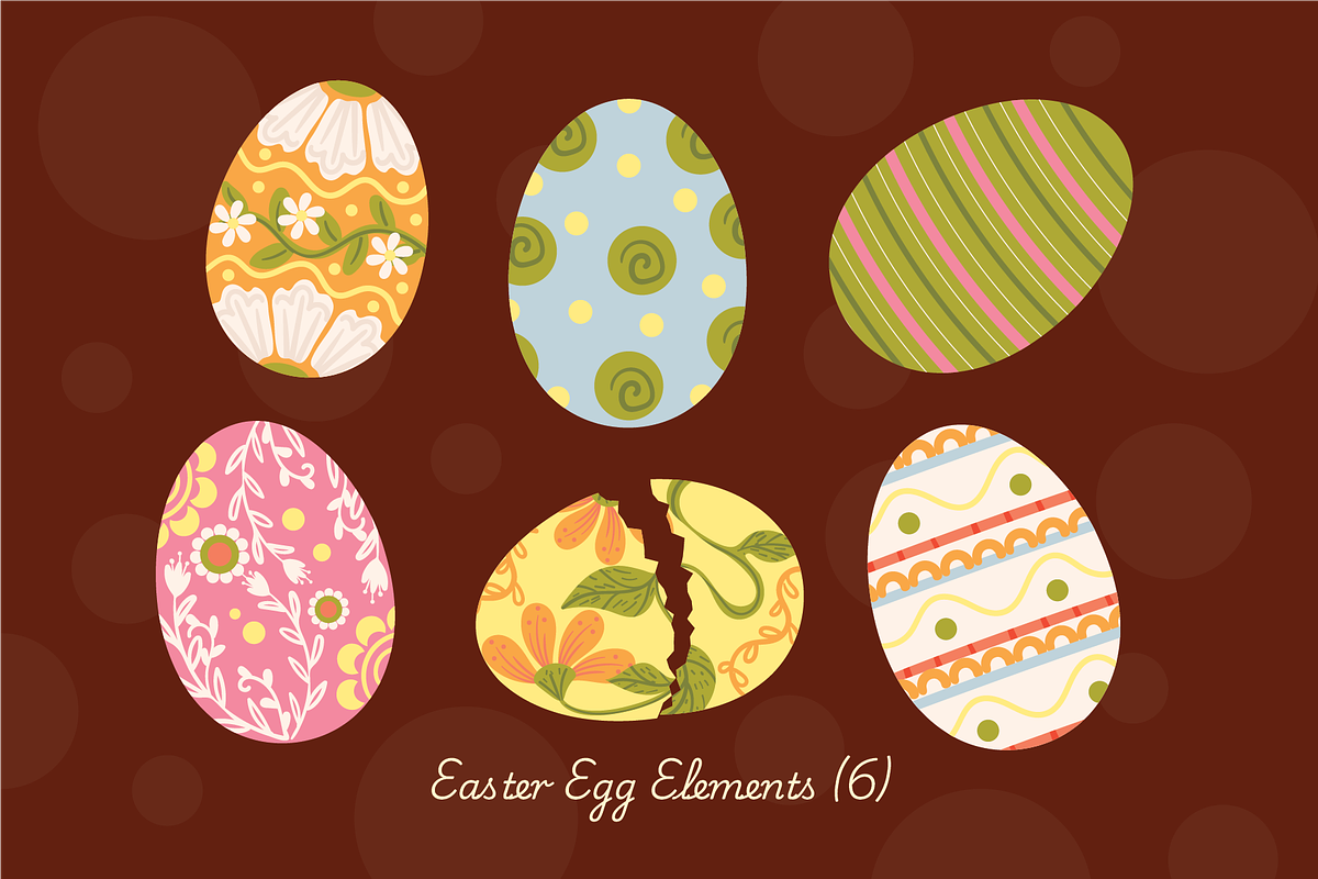 Folk Easter Spring Collection Set, a Seasonal Illustration by Invisual Studio (Photo 4 of 11)