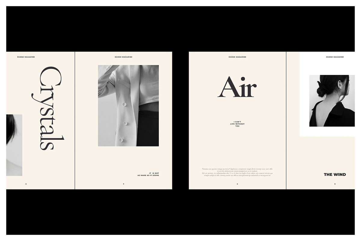 EGOSH Editorial Lookbook, a Magazine Template by Arif Tri Ananta (Photo 7 of 14)