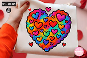 Brushstroke Valentine Heart PNG, an Illustration by CreationArt (Thumbnail 2 of 5)