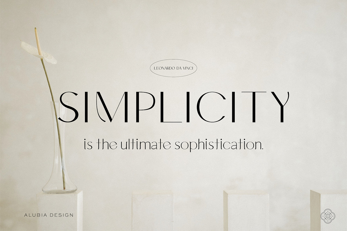 ALUBIA - modern sans serif, a Sans Serif Font by Alubia design (Photo 3 of 8)