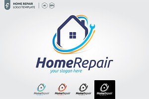 Home repair logo template