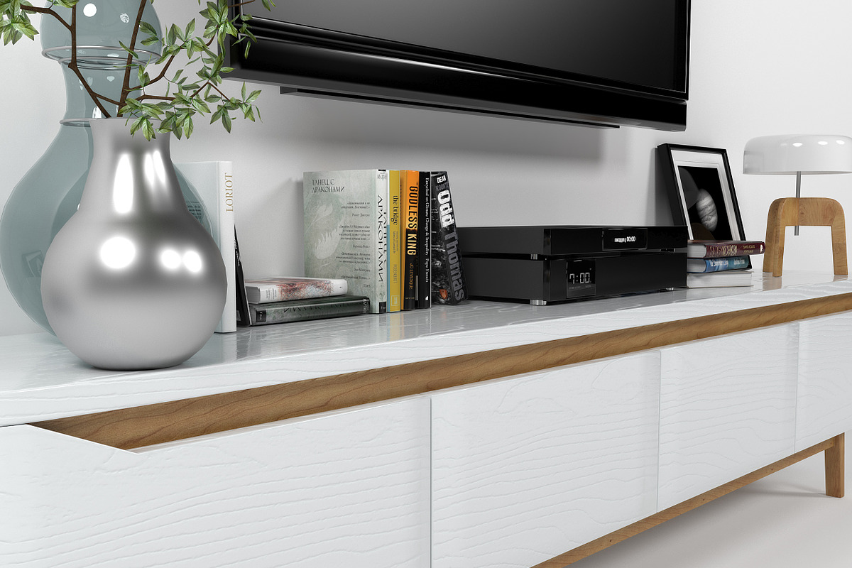 TV stand 1702, a Furniture 3D Model by inDahouze (Photo 5 of 9)
