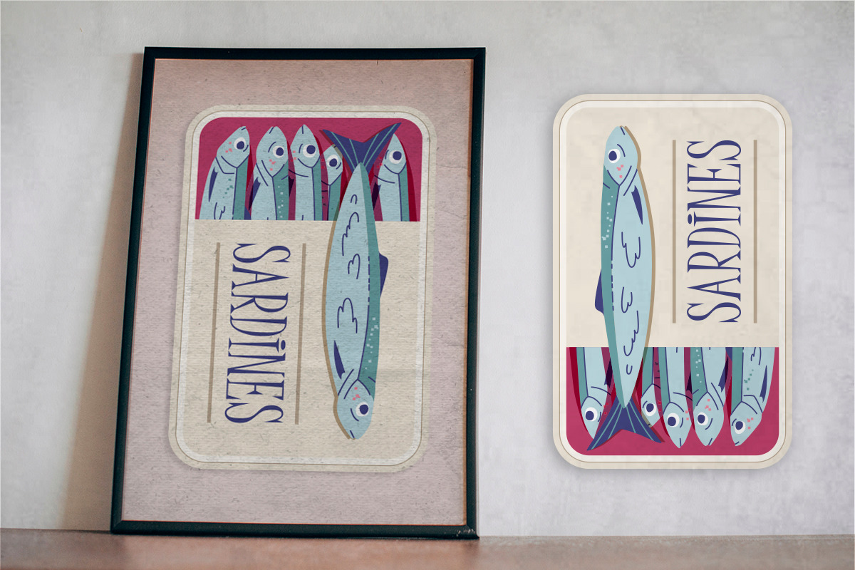 Sardine Cans Vector Graphics, a Graphic by svetlana.belaia (Photo 6 of 11)