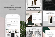Social Media Kit Ladypreneur • Renée, a Social Media Template by Nonola (Thumbnail 1 of 10)