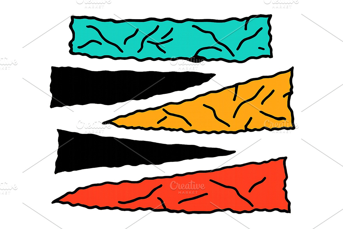 Colorful abstract vector, an Illustration by ZinetroN