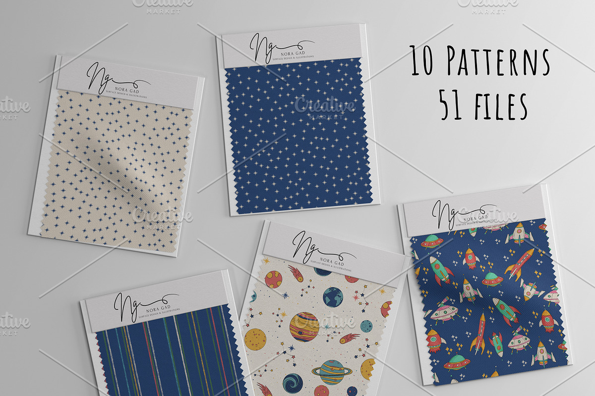 Star Explorers' Club Collection, a Pattern Graphic by Nora Gad (Photo 3 of 38)