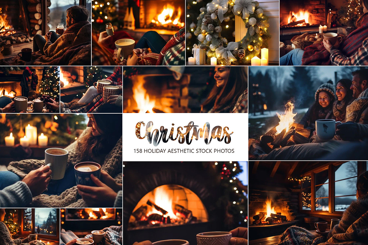 Christmas bundle. 158 holiday photos, a Holiday Photo by Alena Stoyko design (Photo 1 of 8)