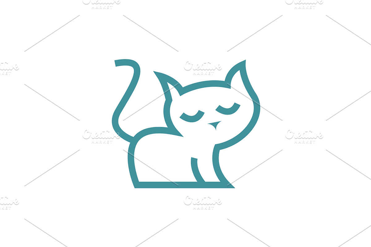 20 Logo Cat Templates Bundle, a Branding & Logo Template by Friendesigns (Photo 21 of 21)