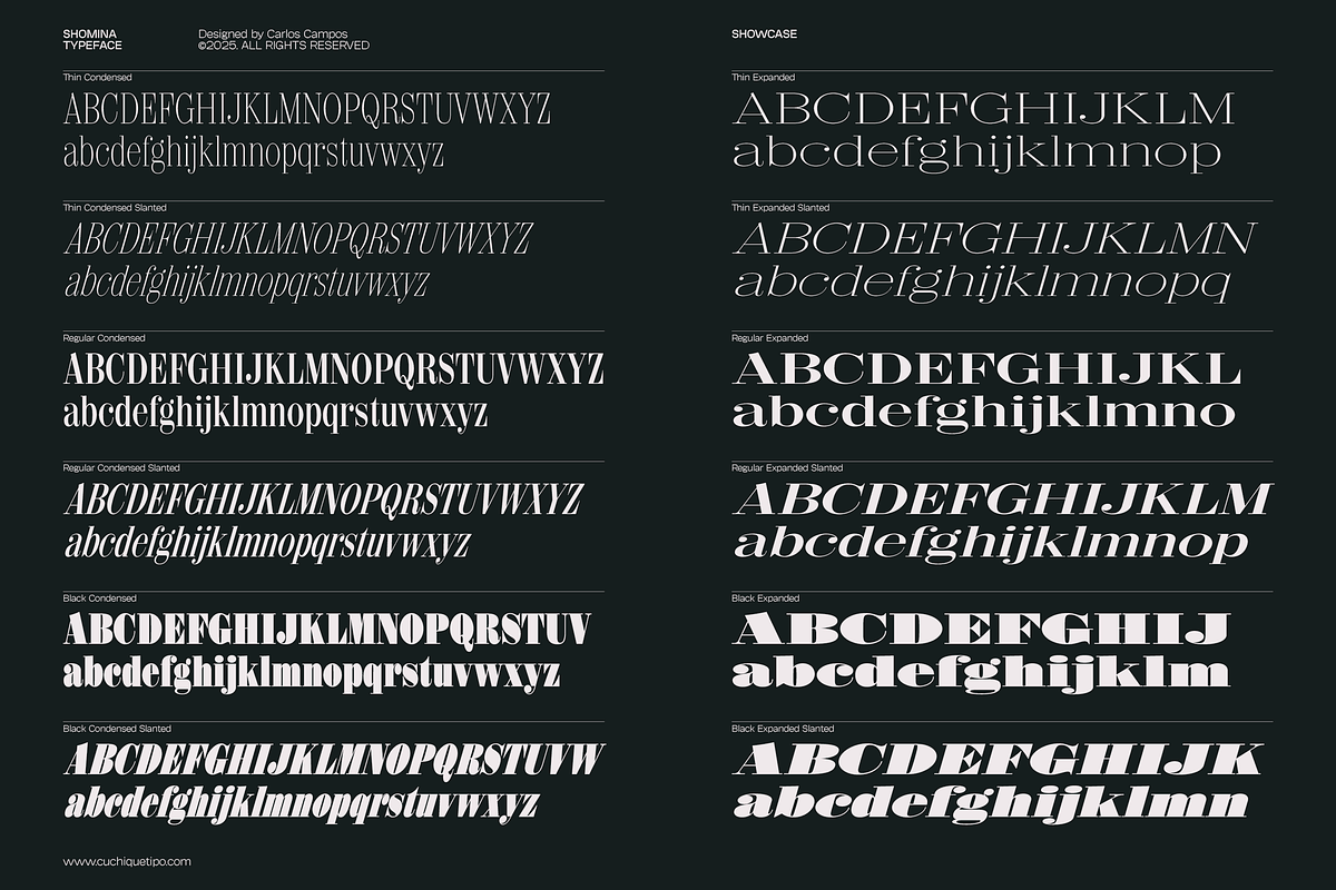 Shomina Font, a Serif Font by Cuchi, qué Tipo! Foundry (Photo 10 of 21)