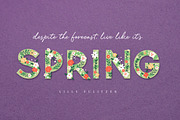 NEW! FLEURO Colour Font :), a Font by Nicky Laatz (Thumbnail 2 of 9)