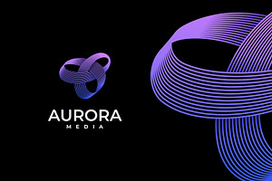 Aurora Gradient Colorful Logo