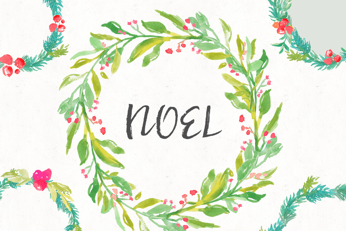 Winter Watercolor Flowers, a Graphic by Angie Makes (Photo 2 of 4)