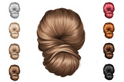 Natural hair clipart, an Illustration by Elenbushe (Thumbnail 10 of 10)
