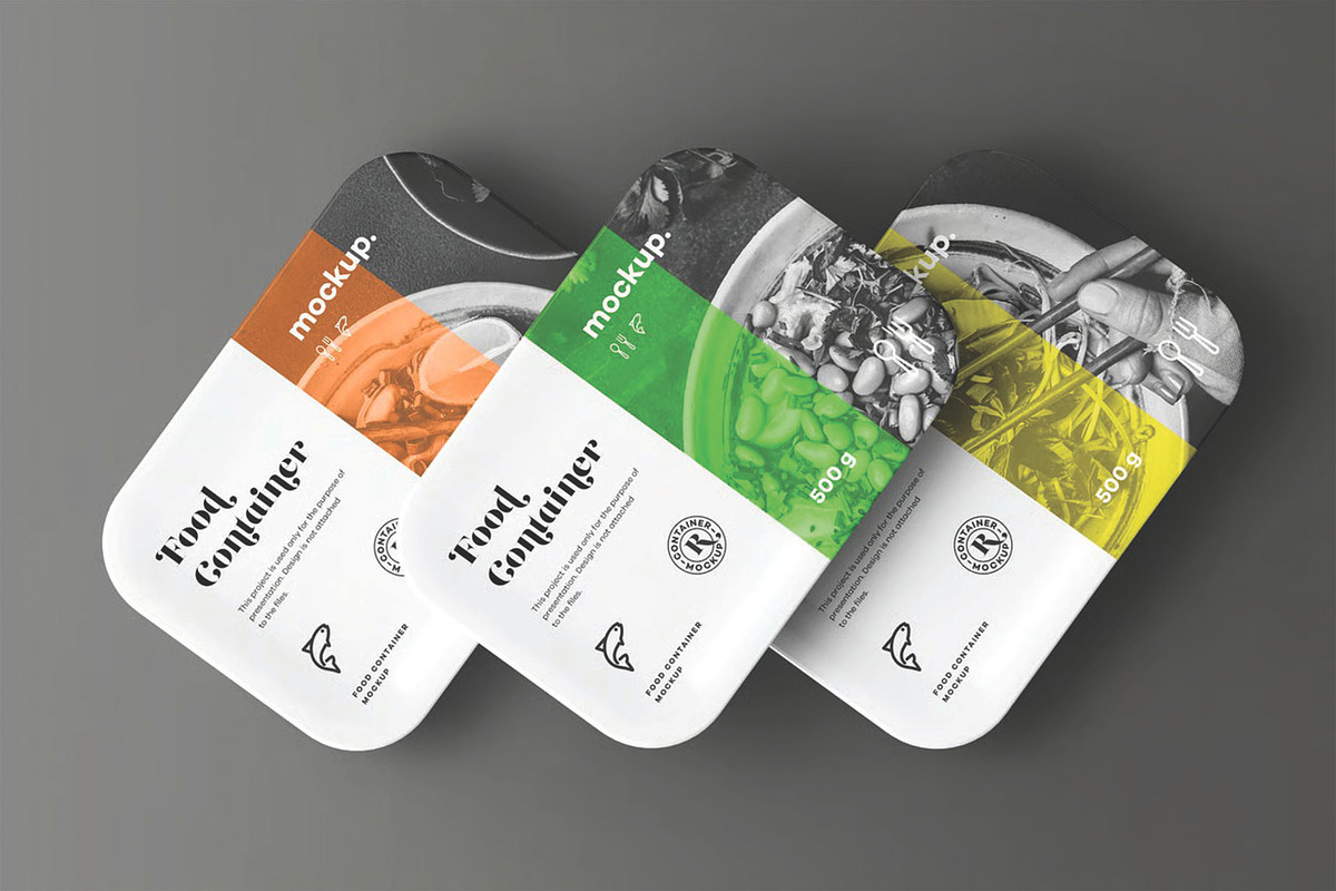 Food Container Mockup, an Advertising Mockup by DesignRushMarket (Photo 7 of 14)