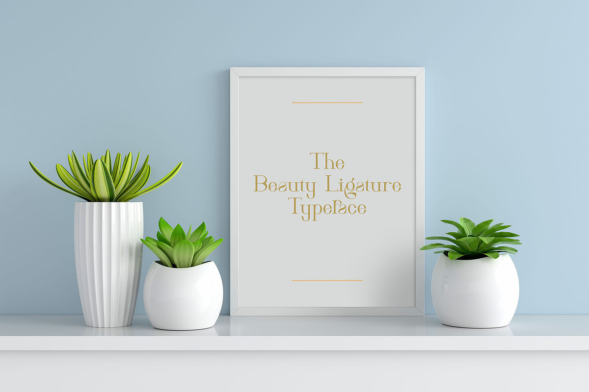 Hitocie Ligature Serif Typeface, a Serif Font by Humaira_std (Photo 6 of 12)