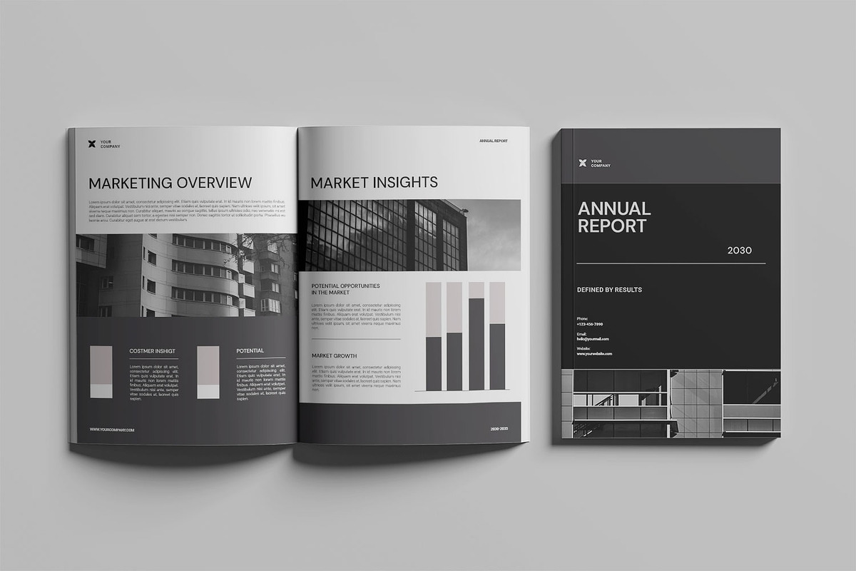 Annual Report Template preview 2